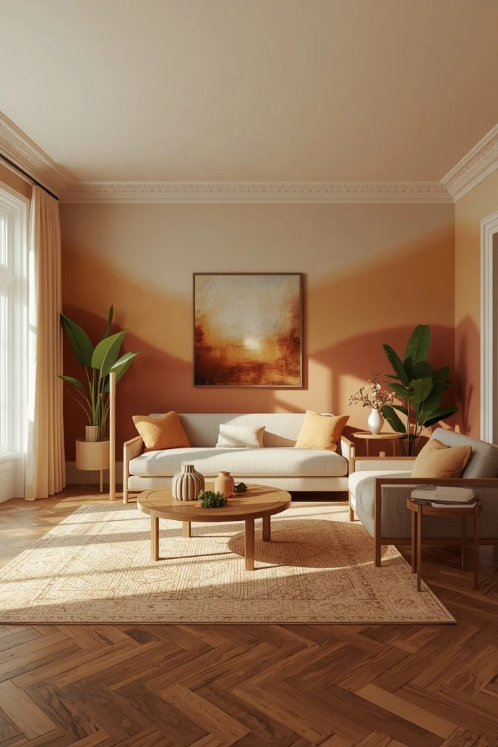 11. The Ombre and Blended Living Room