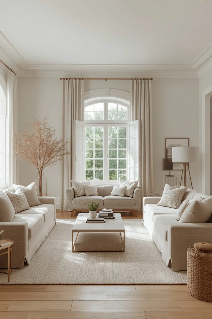 16. The Shutter-Framed Window Living Room