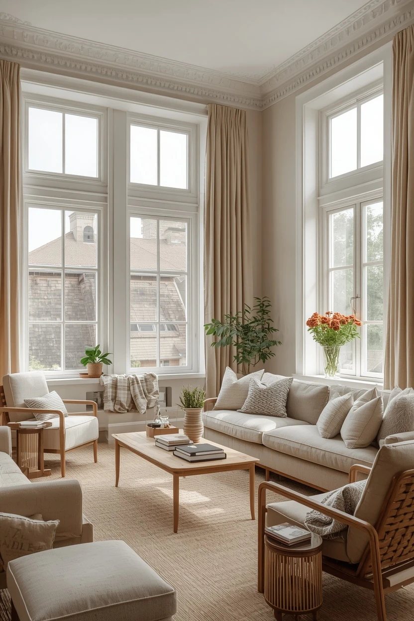 9. The Reading-by-the-Window Living Room