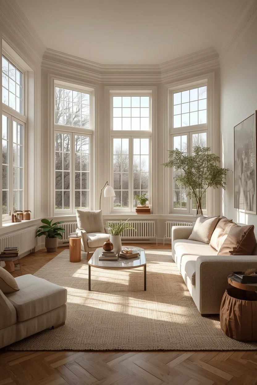 3. The Styled Sill Living Room