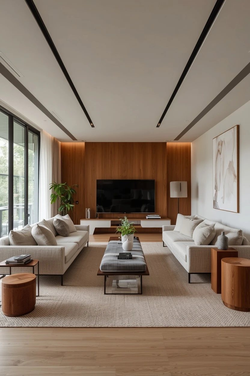 15. The Multi-Functional Long Living Room
