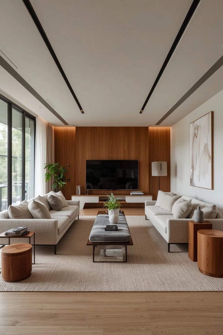 15. The Multi-Functional Long Living Room