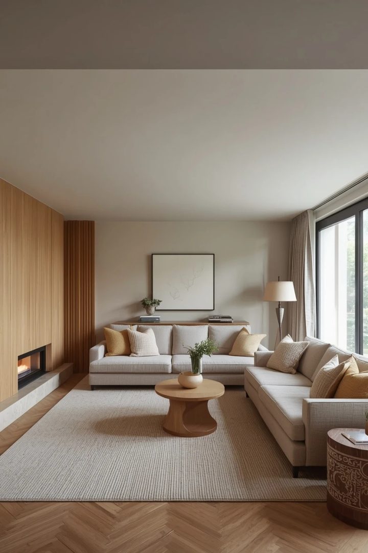 14. The Statement at the Far End Long Living Room