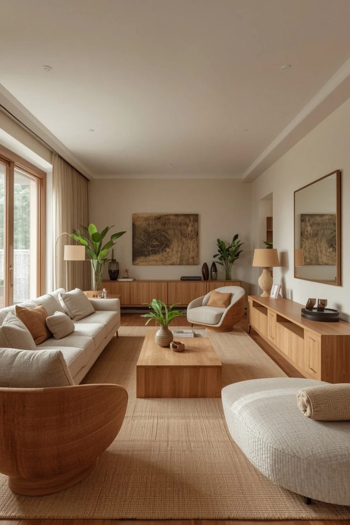 10. The Console-Divider Long Living Room