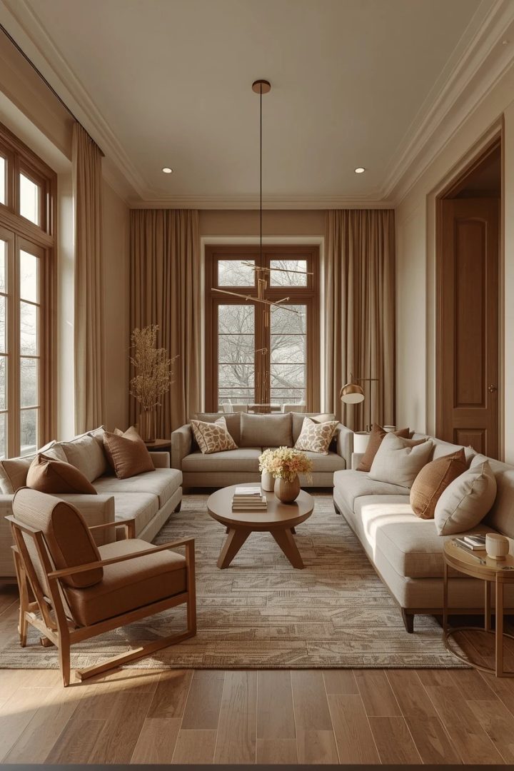 9. The Reading Nook Long Living Room