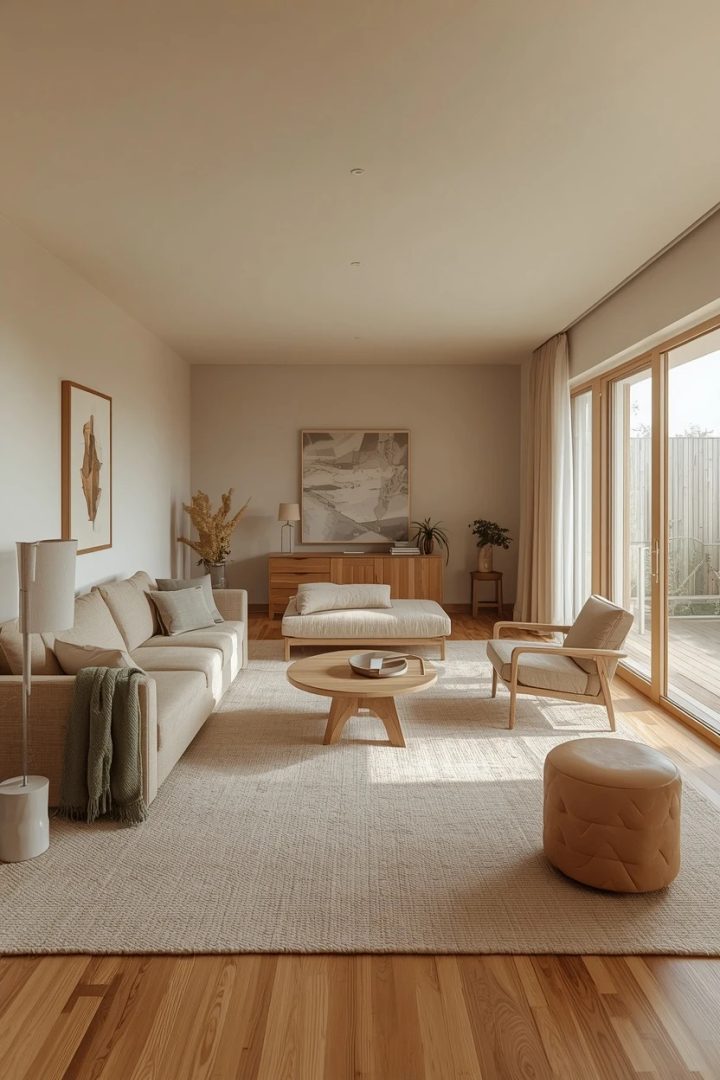 4. The Wide Rug Long Living Room
