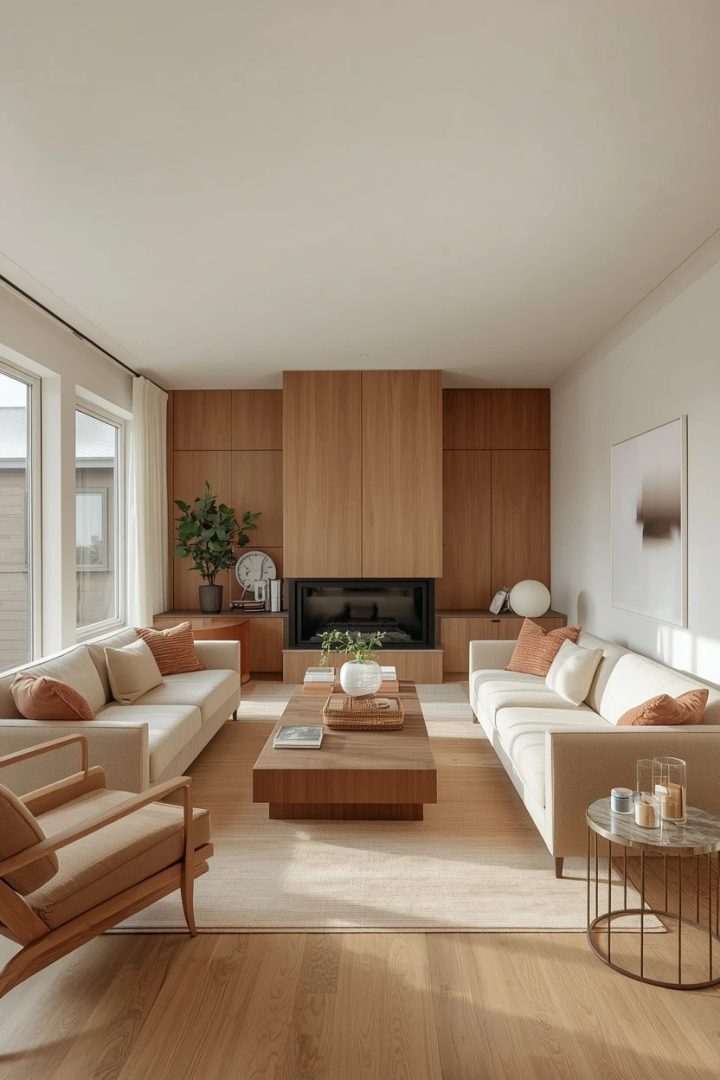 3. The Avoid-the-Wall-Lining Long Living Room