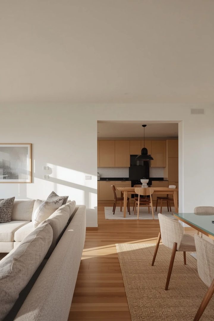 1. The Cohesive Palette Living Dining Room