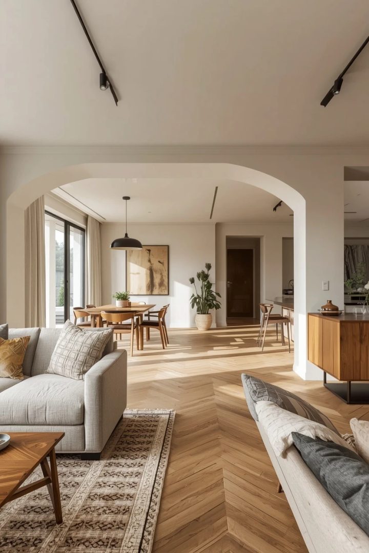 14. The Symmetry-and-Balance Living Dining Room