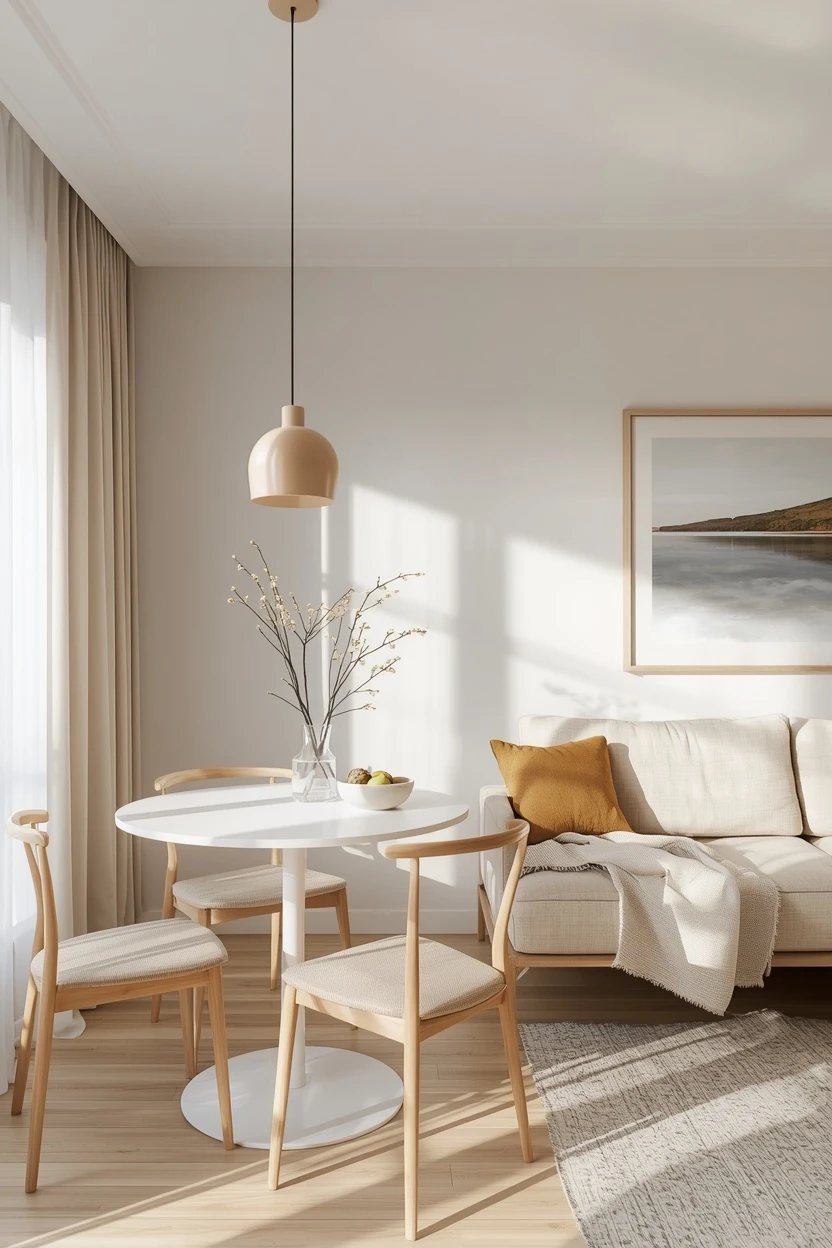 17. The Small-Space Living Dining Room