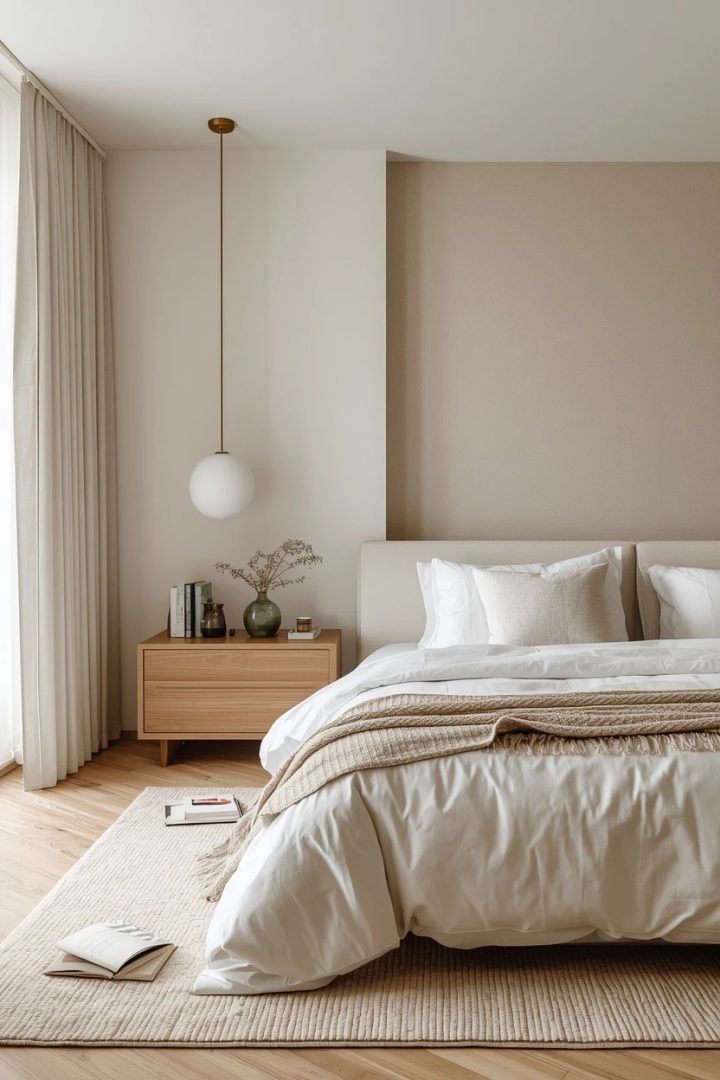 8. The Neutral Layered Bedroom