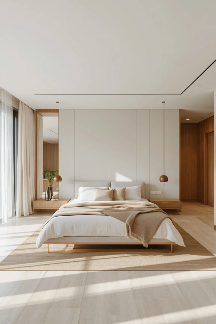 9. The Open and Airy Bedroom