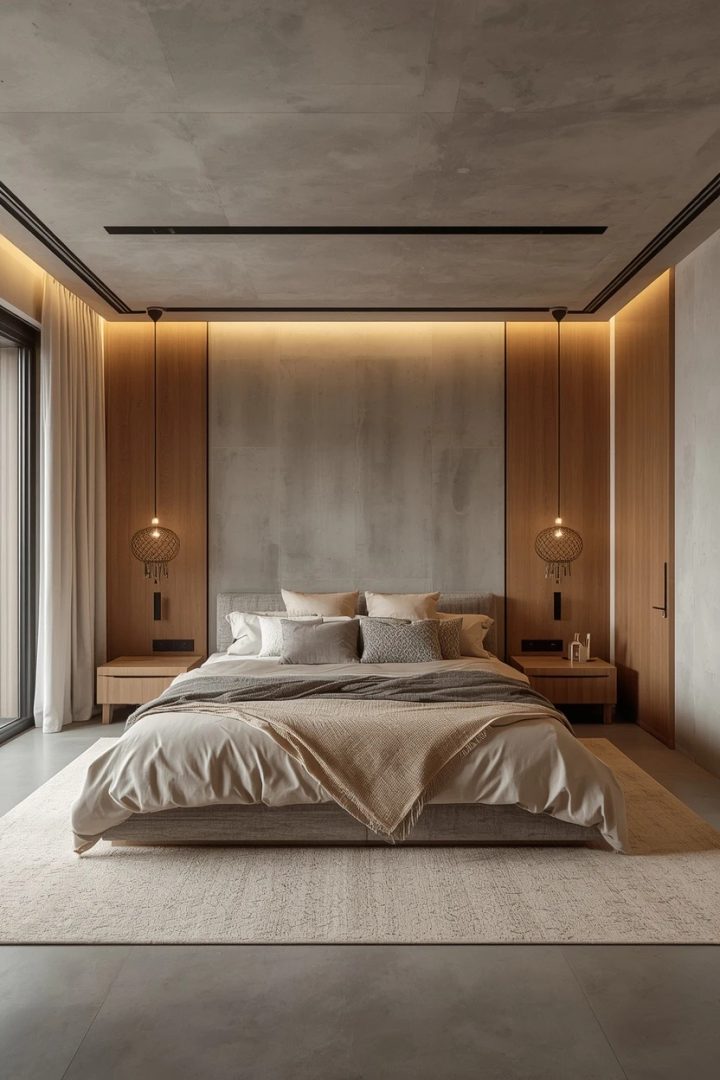 11. The Concrete and Stone Bedroom