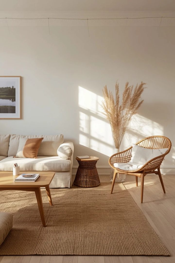 3. The Natural Material Living Room