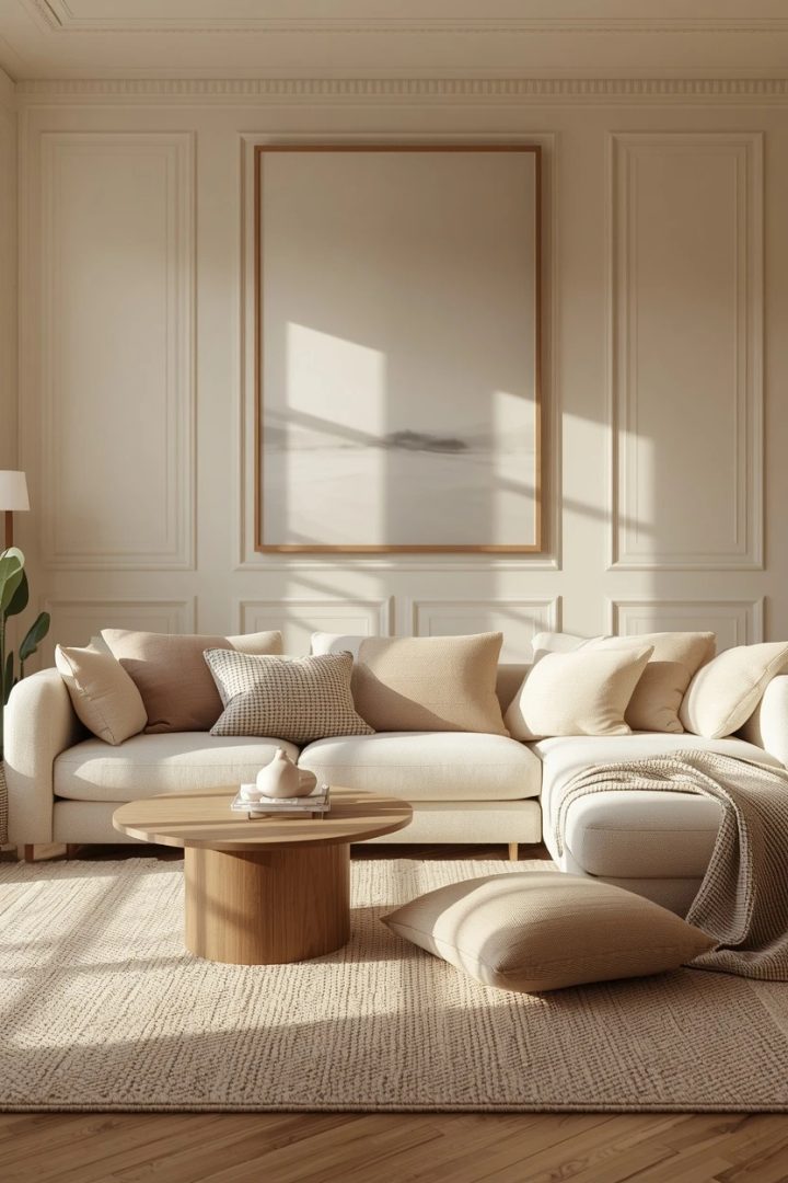 7. The Cozy Neutral Living Room