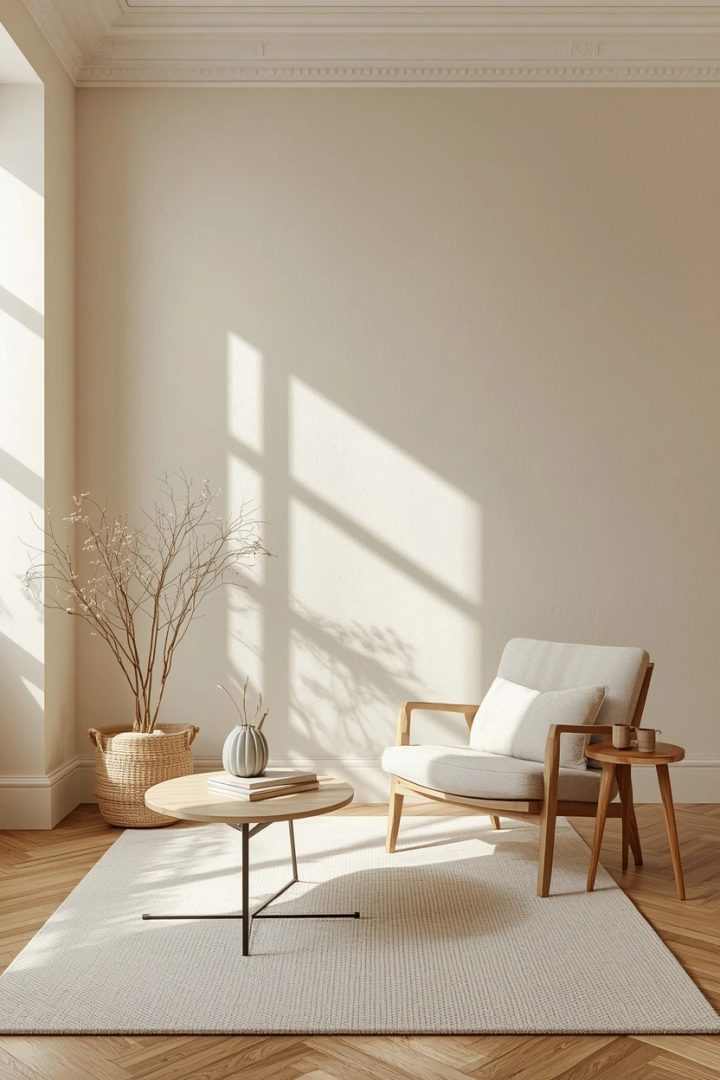 10. The Textured Wall Living Room