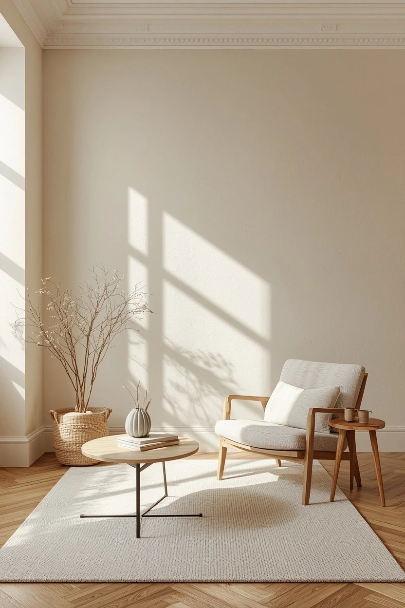 10. The Textured Wall Living Room