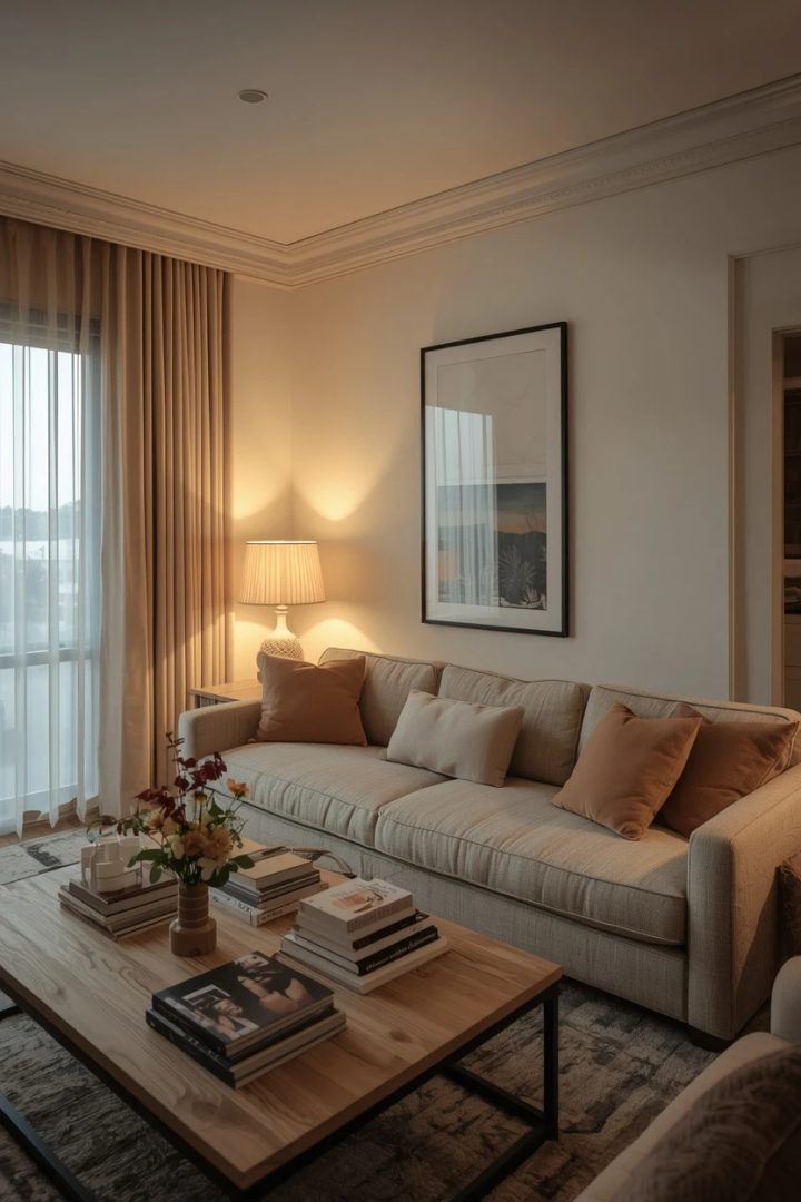 12. The Layered Lighting Living Room