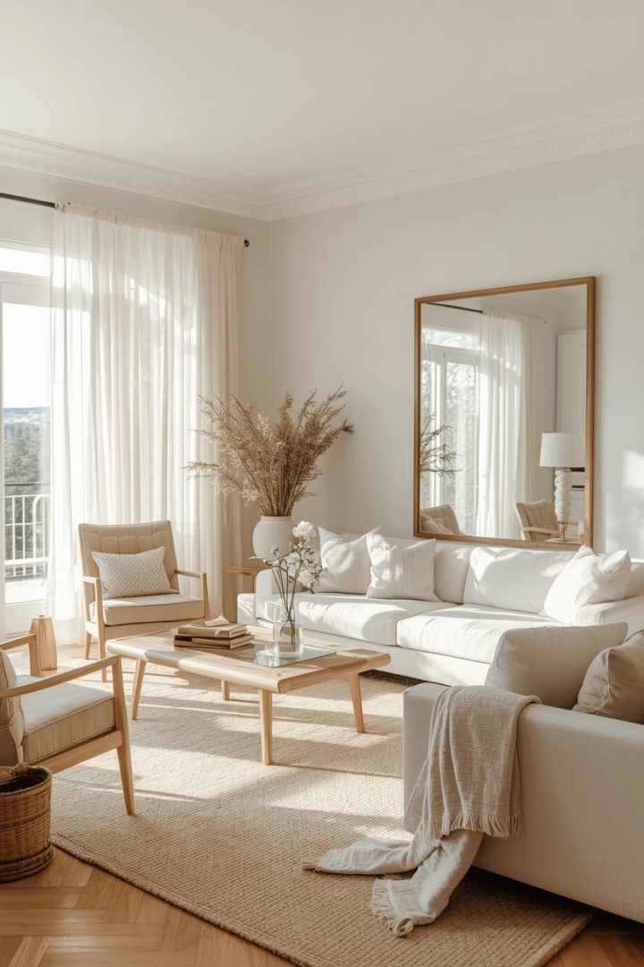 16. The Bright and Airy Living Room