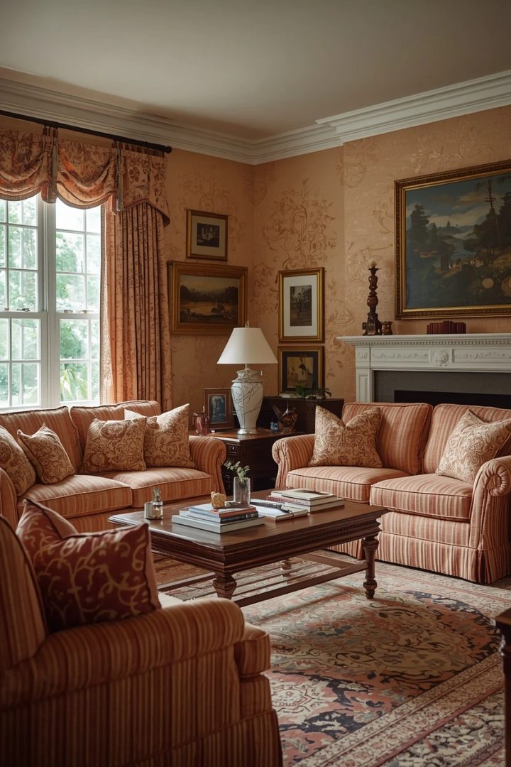 4. The Layered Pattern Living Room