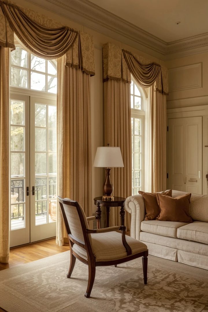 10. The Formal Drapery Living Room