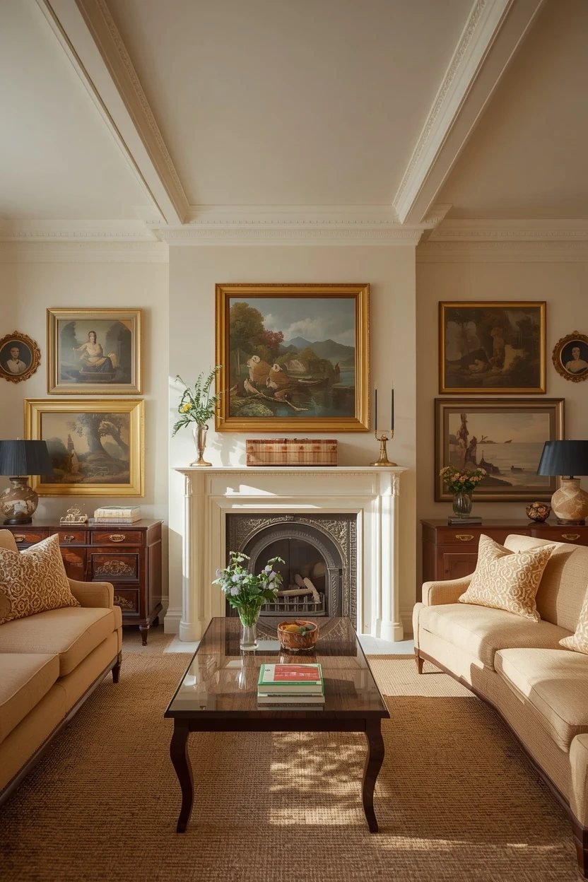 12. The Gallery and Artwork Living Room