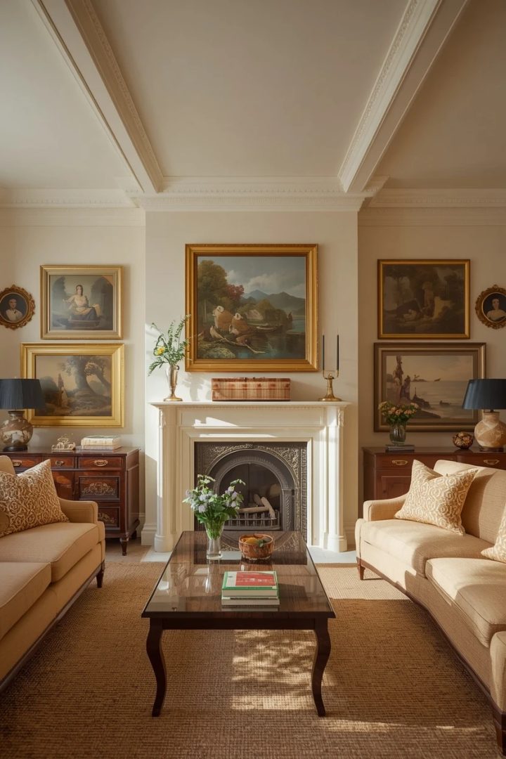 12. The Gallery and Artwork Living Room