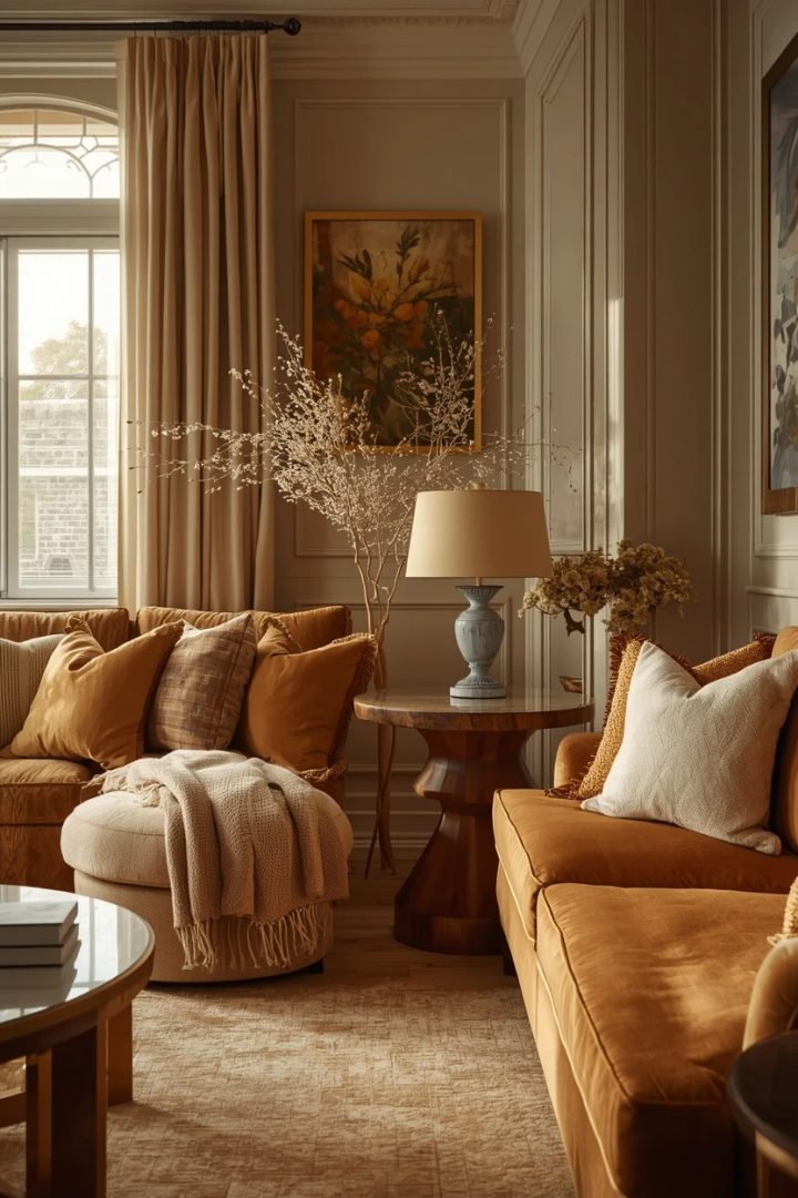 16. The Layered Textile Living Room