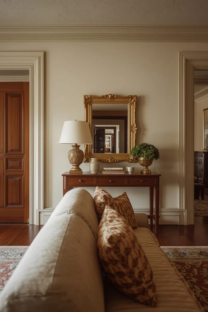 17. The Console and Entry Living Room