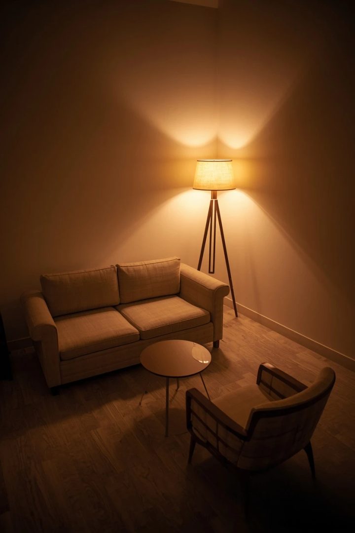 Idea 2: The One-Sofa Plus One-Chair Arrangement