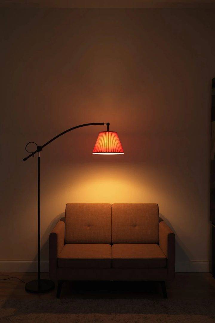 Idea 11: Floor Lamps Instead of Table Lamps