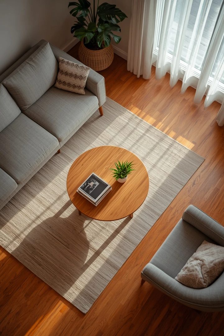 Idea 13: The Round Coffee Table Advantage