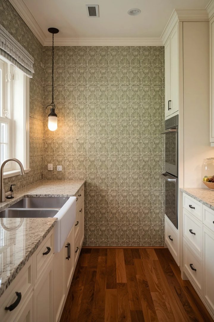 Idea 10: Full Height Backsplash to the Ceiling