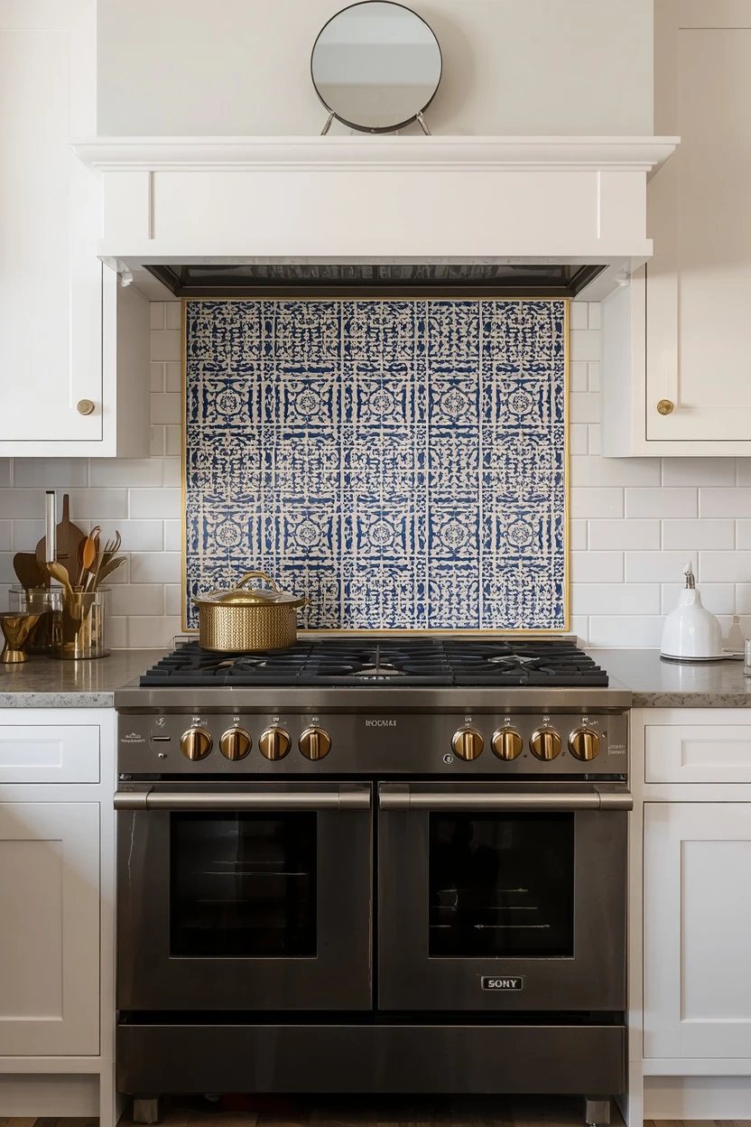 Idea 11: Hob Splashback Feature Tile