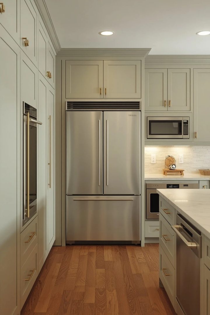 Idea 12: The Concealed Appliance Kitchen