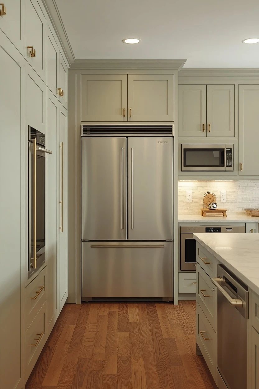 Idea 12: The Concealed Appliance Kitchen