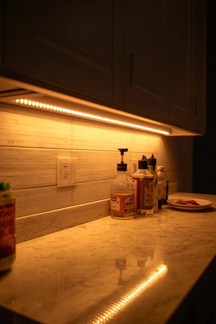 Idea 3: Add Under-Cabinet LED Task Lighting