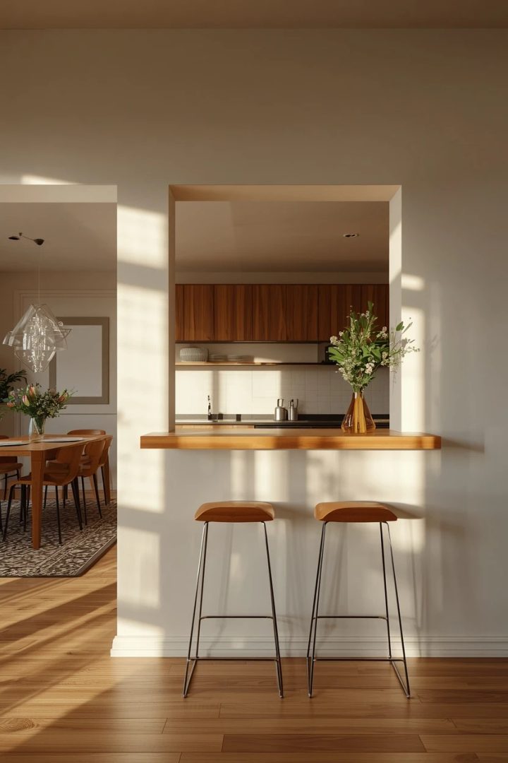 Idea 16: Convert the Kitchen to Open Plan — Partial Opening