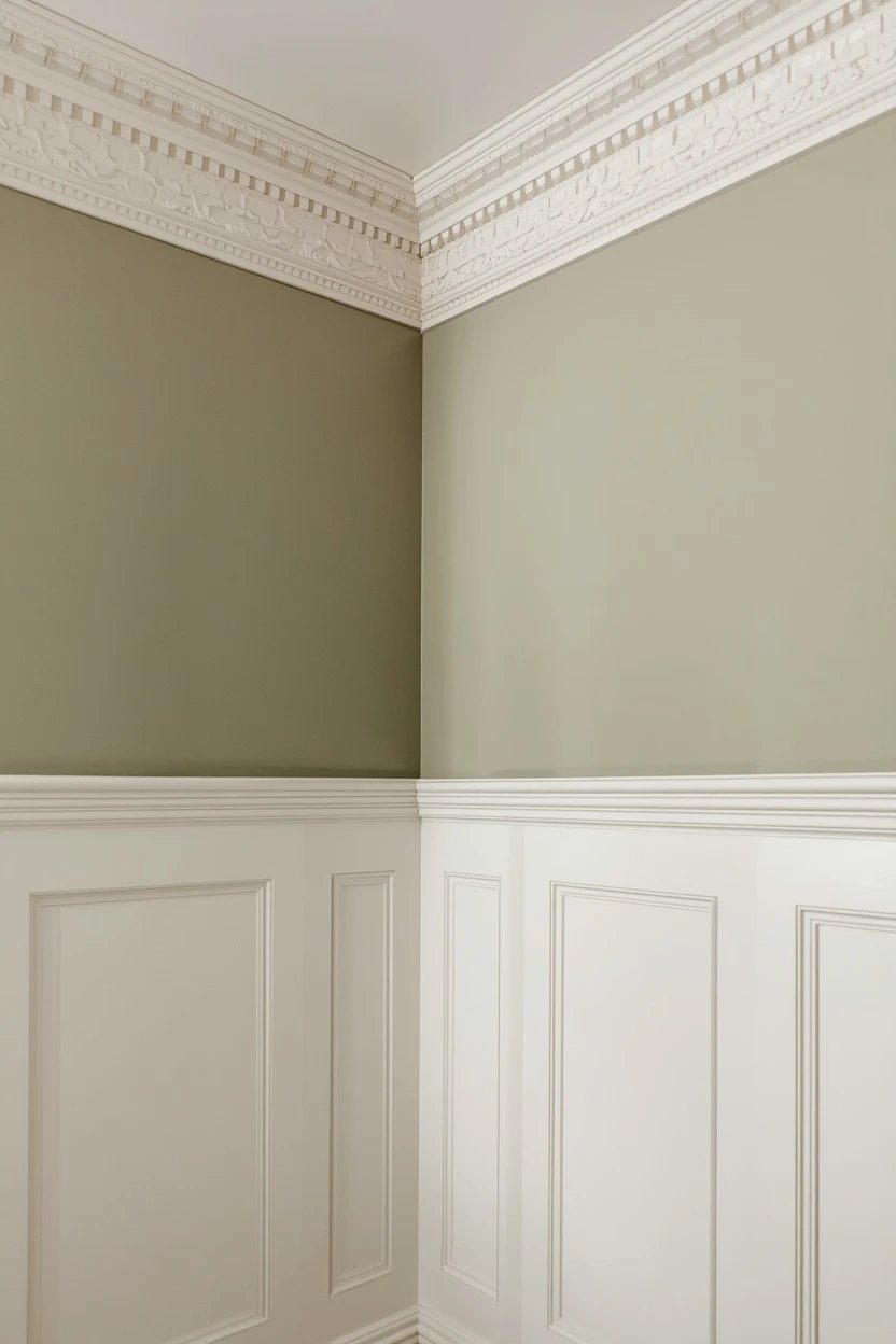 4. Add Architectural Detail With Moulding and Wainscoting