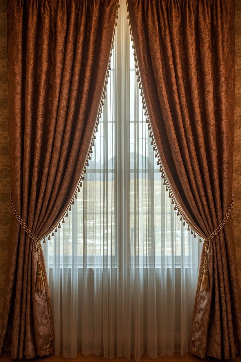 10. Dress the Windows With Floor-Length Drapes