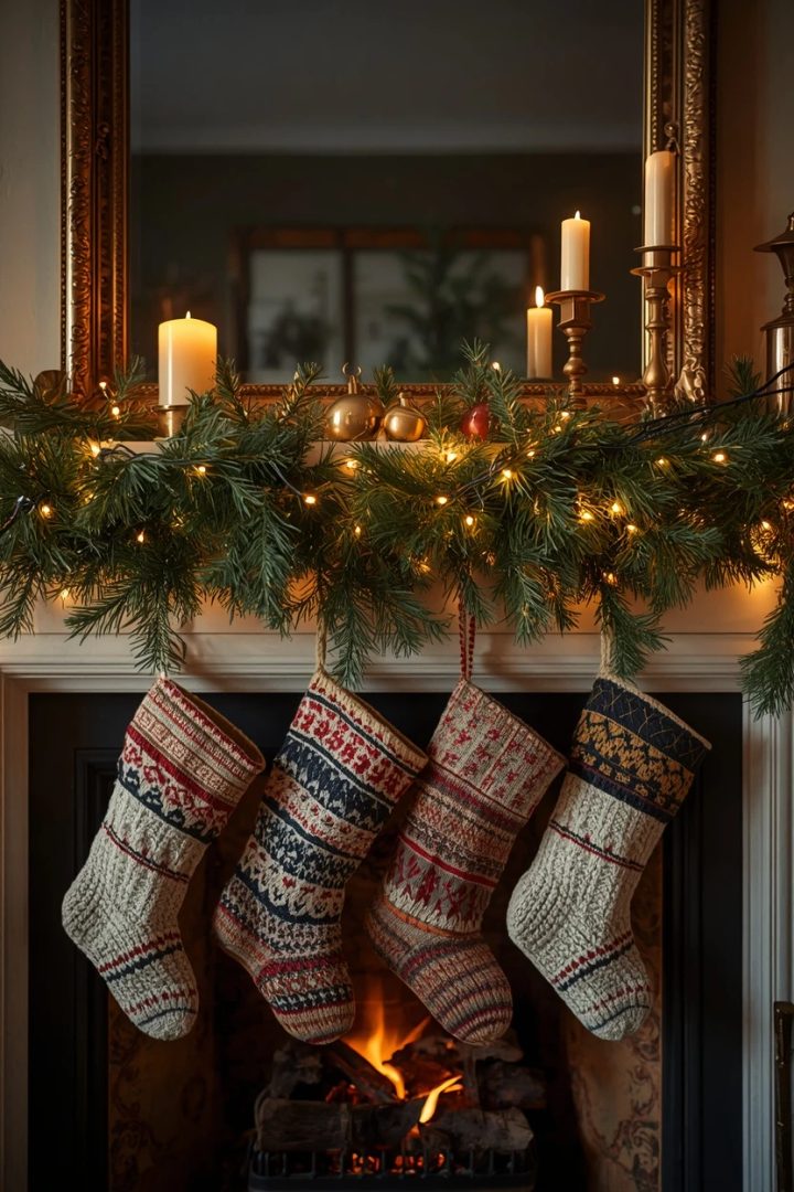 3. Decorate the Mantel and Fireplace