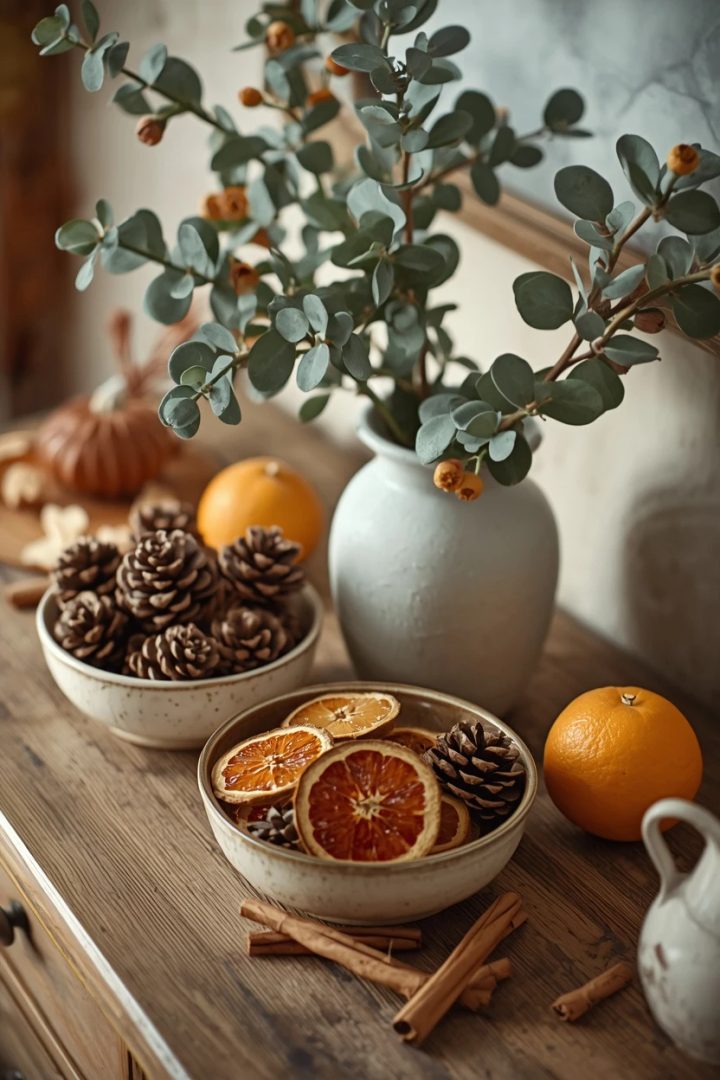 8. Bring Natural Christmas Elements Indoors