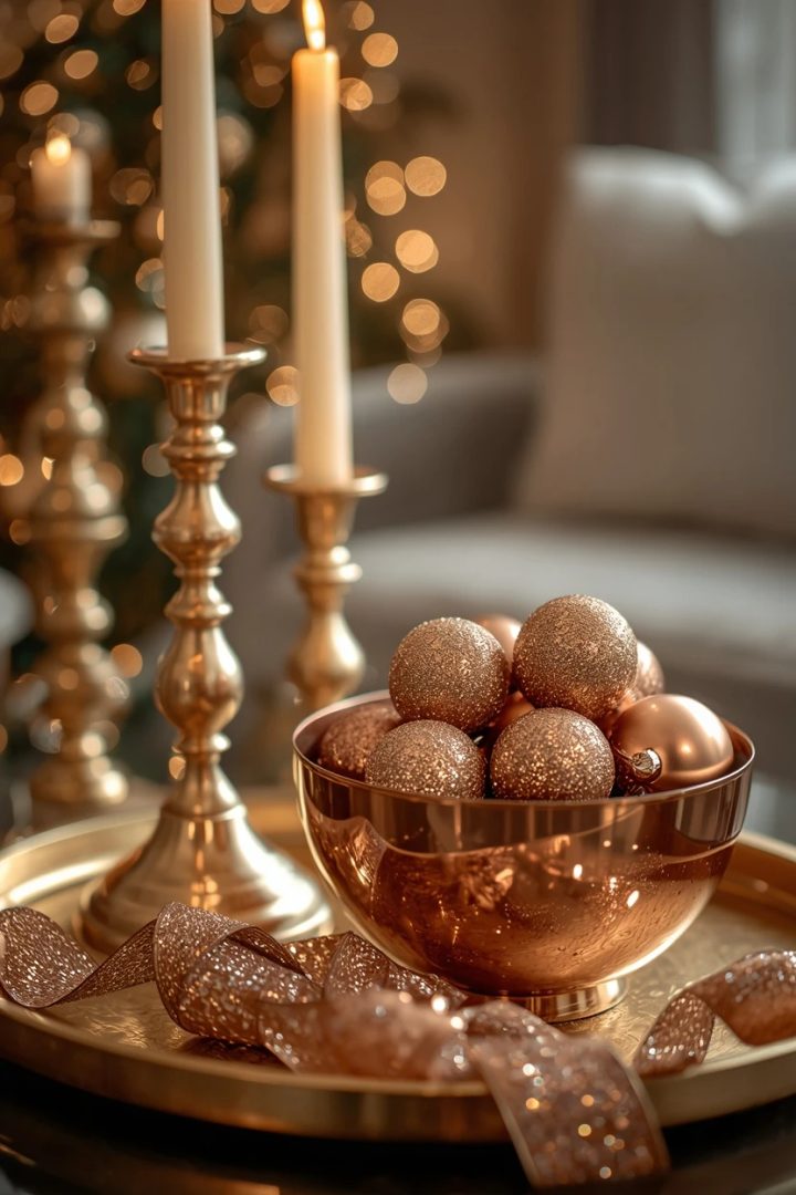 10. Add Metallic Accents for a Touch of Sparkle