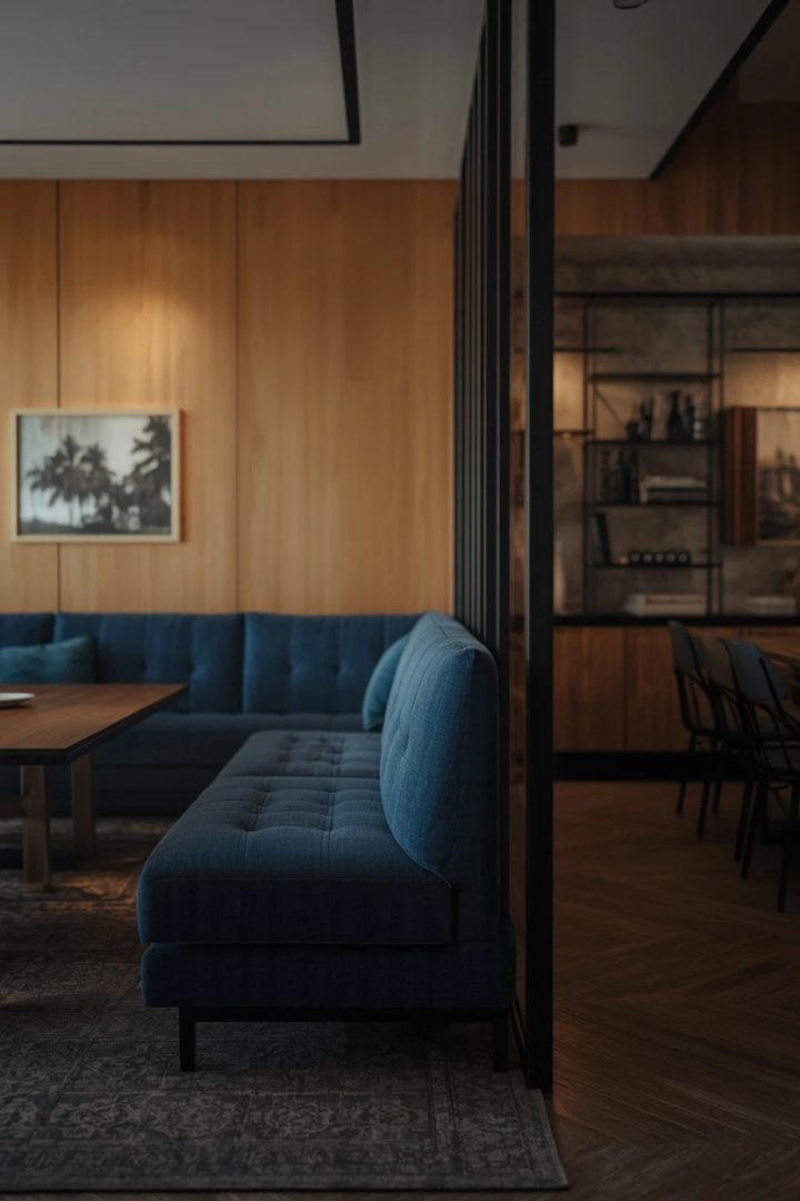 4. Use the Sofa as a Natural Room Divider
