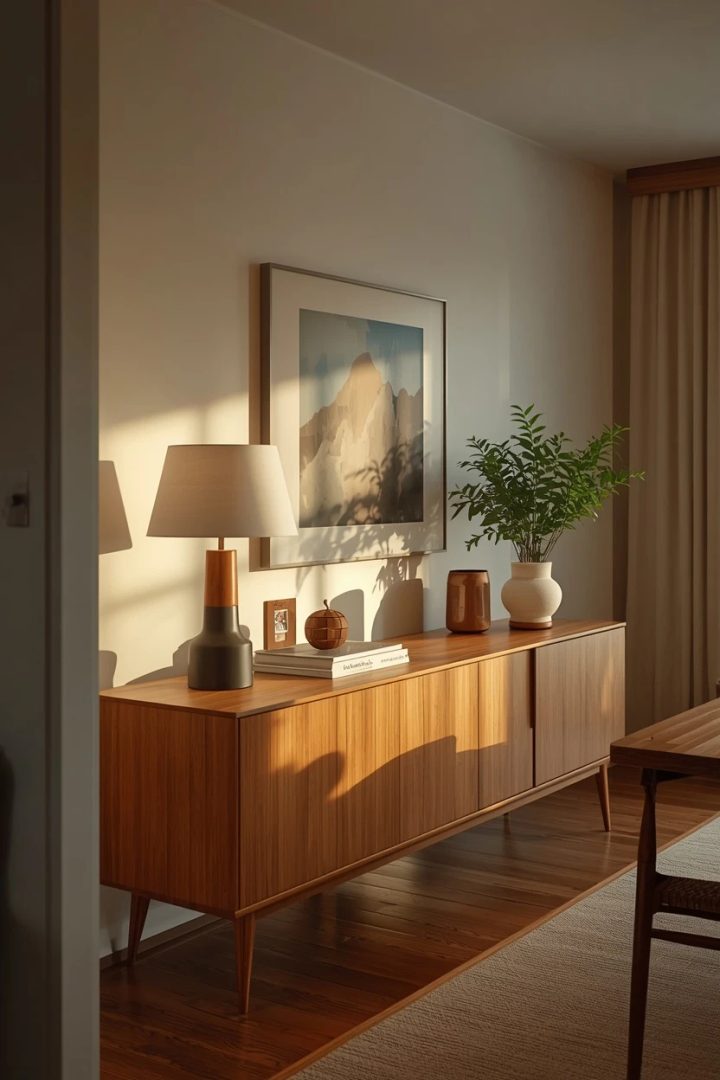 5. Add a Console or Sideboard Between the Zones