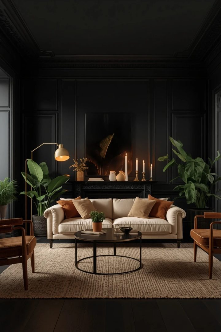 10. A Fully Black Matte Room