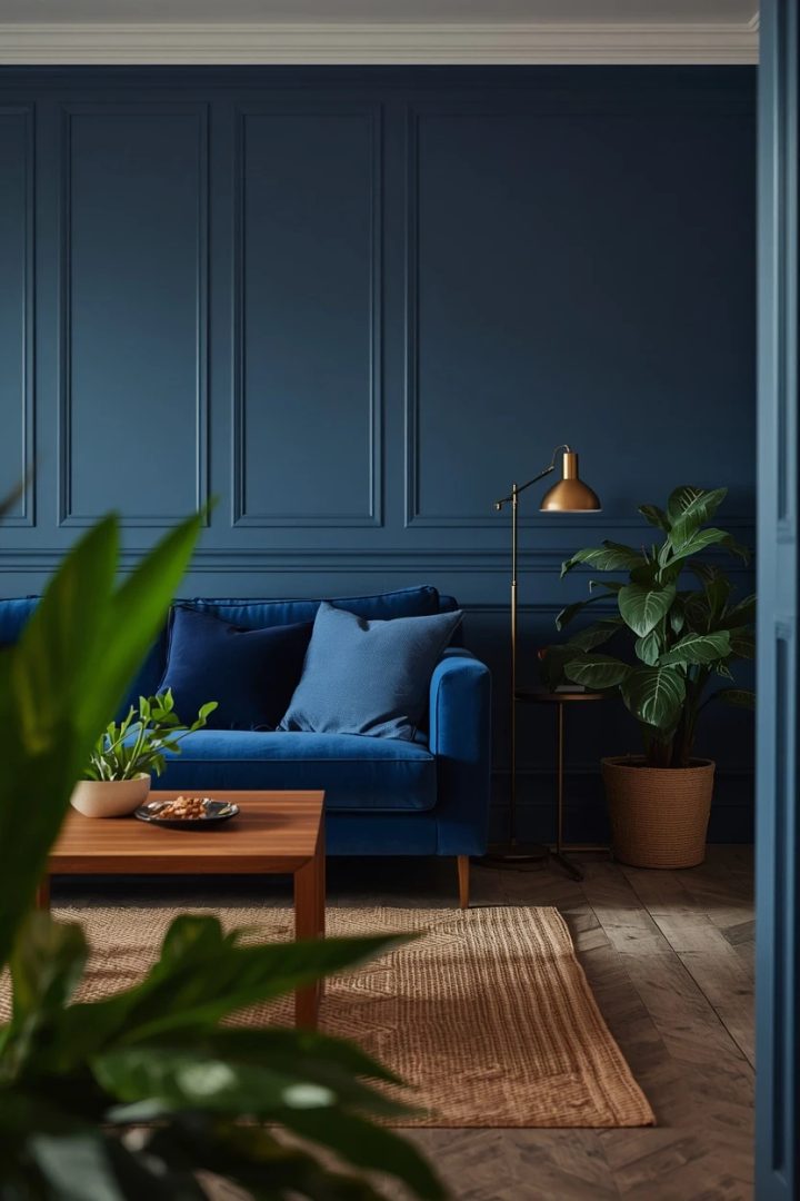 18. The Complete Blue Living Room