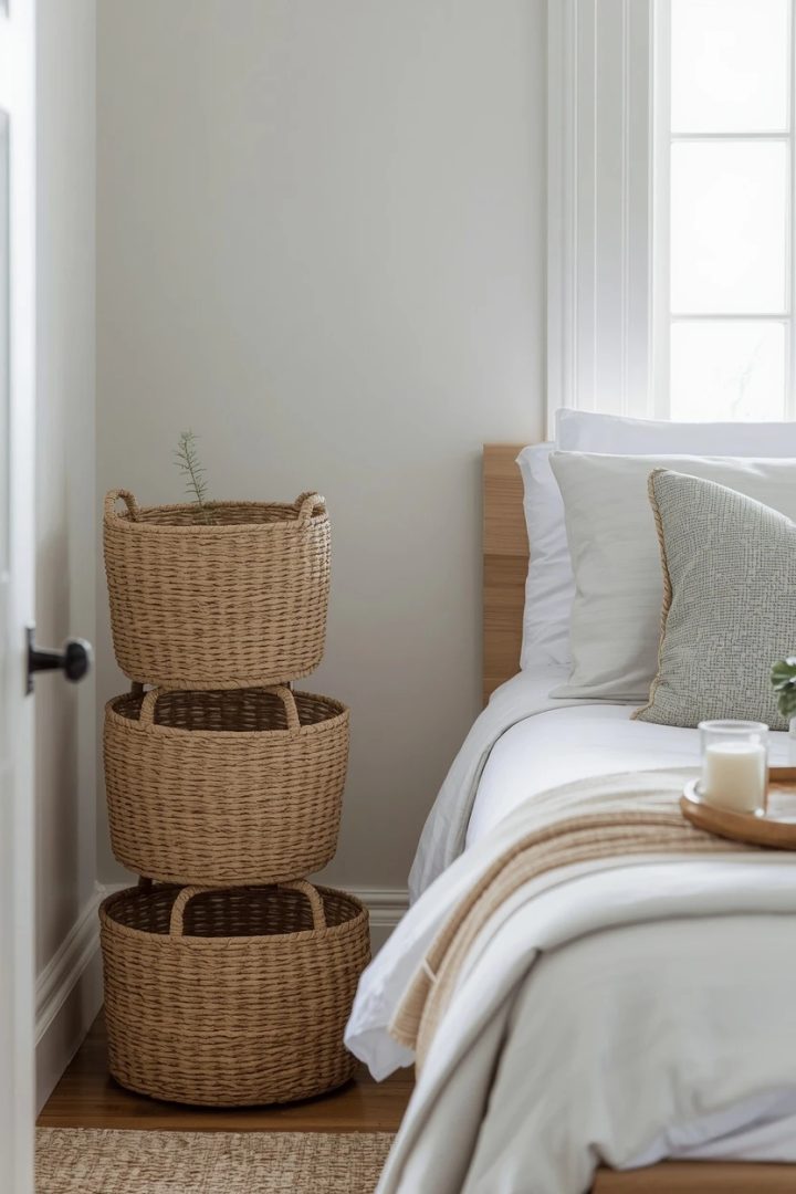 9. Woven Baskets and Coastal Storage