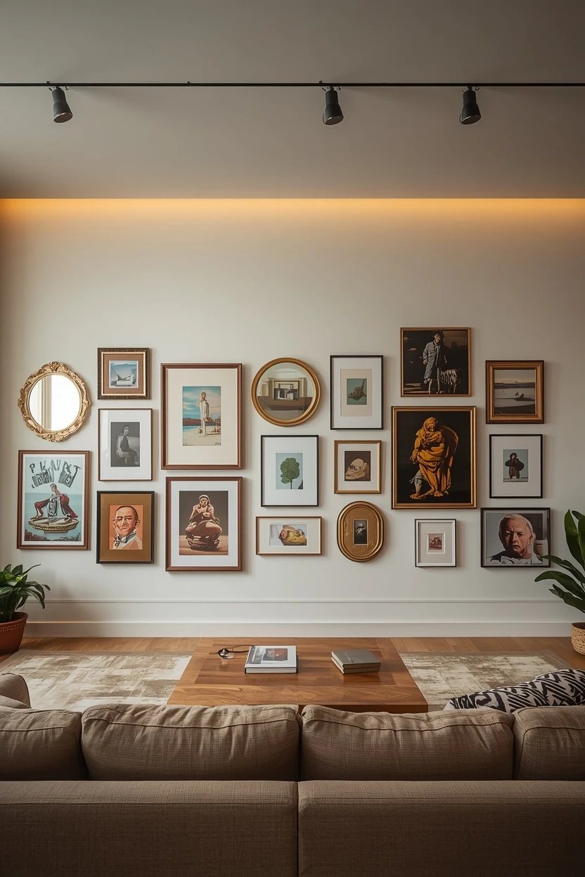 4. A Floor-to-Ceiling Gallery Wall