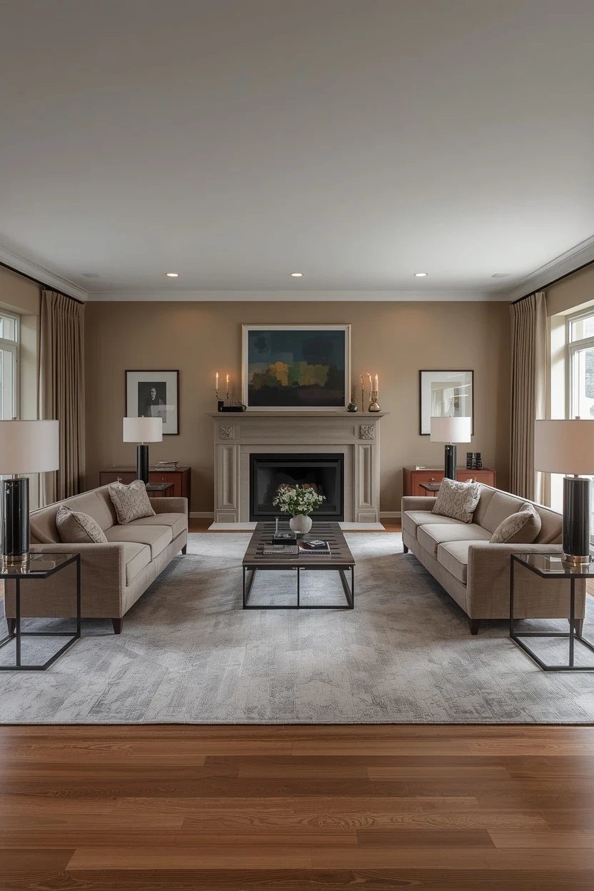 12. A Symmetrical Furniture Layout